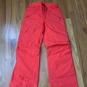Women’s North Face Snowpants - Small - Orange